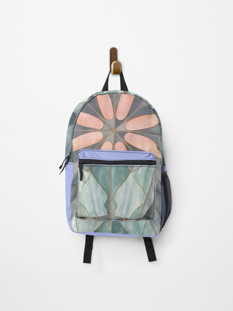 Thumbnail 1 of 3, Backpack, Symmetrical Stained Glass designed and sold by RWCarpenter.