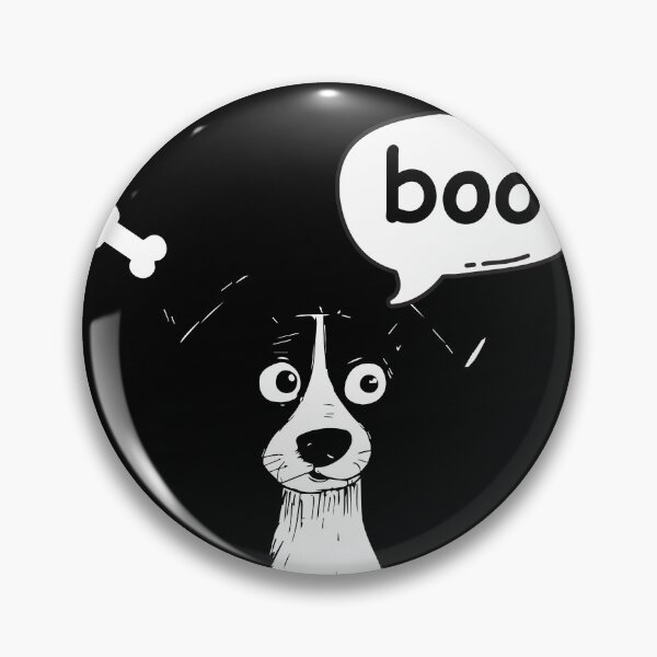 Item preview, Doggo says boo theme dark designed and sold by maggiesens.
