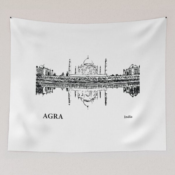 Artikelvorschau, Agra, Indien entworfen und verkauft von Lakeric Cityscapes.