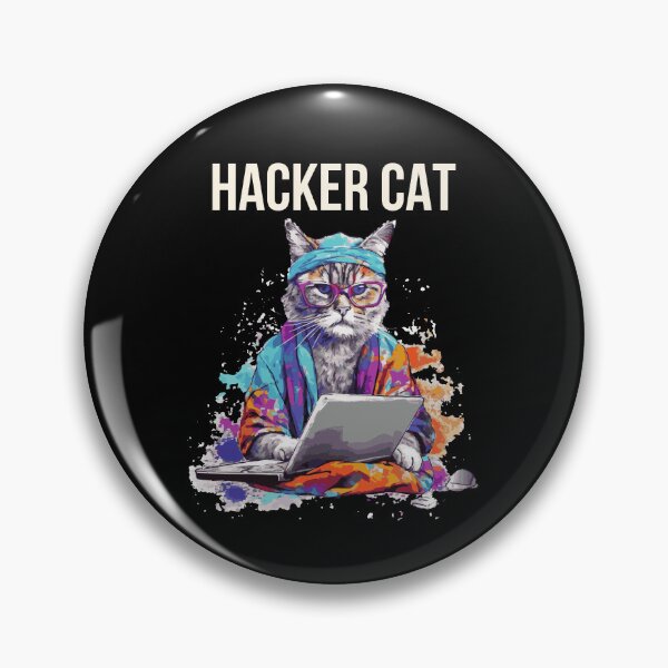 Item preview, Hacker Cat designed and sold by CAMIN-SHOP.