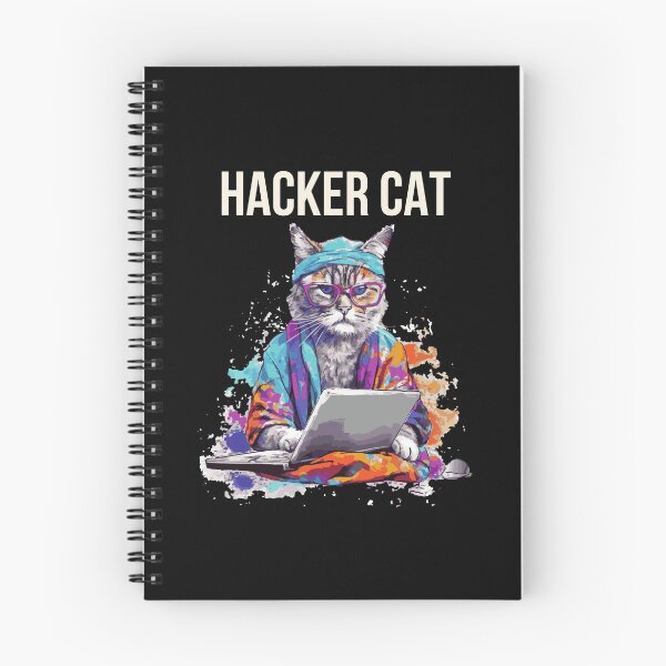 Item preview, Hacker Cat designed and sold by CAMIN-SHOP.