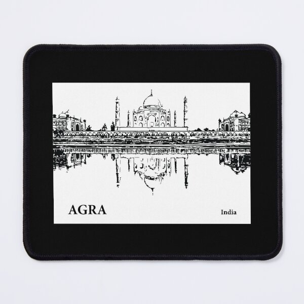 Aperçu de l'œuvre Agra Inde créée et vendue par Lakeric Cityscapes.
