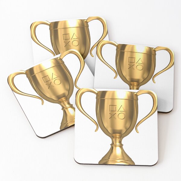 Item preview, gold trophy psn ps5 designed and sold by Morris-Est.