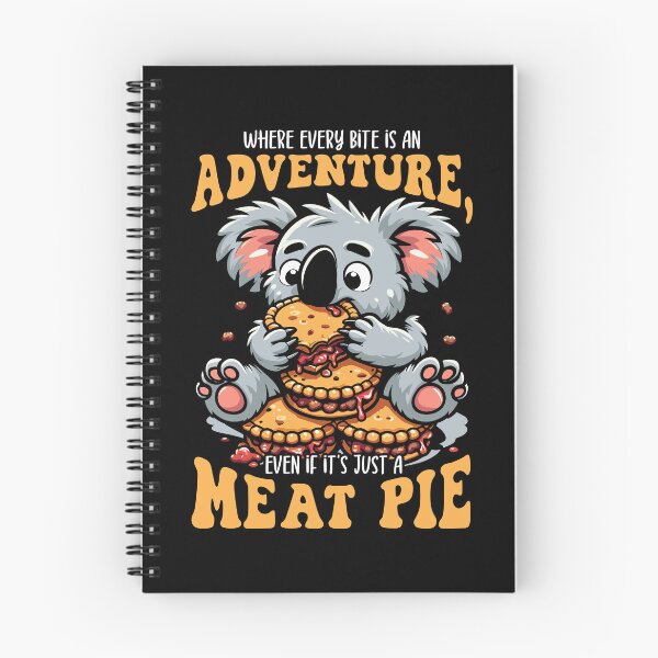 Item preview, Meat Pies - Aussie Koala Chomps Down on Meat Pie - Funny Gift designed and sold by JUSTBEELEGANT.