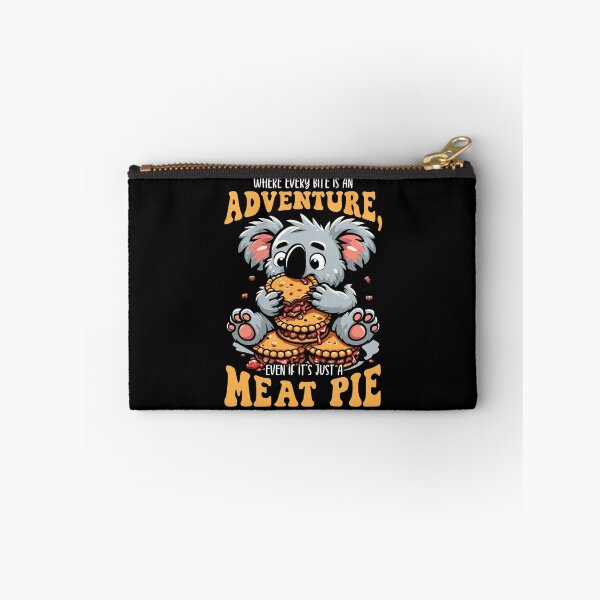 Item preview, Meat Pies - Aussie Koala Chomps Down on Meat Pie - Funny Gift designed and sold by JUSTBEELEGANT.