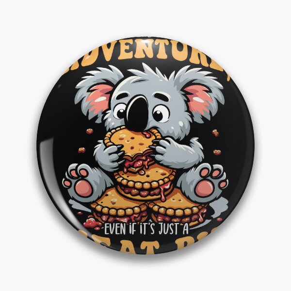 Item preview, Meat Pies - Aussie Koala Chomps Down on Meat Pie - Funny Gift designed and sold by JUSTBEELEGANT.
