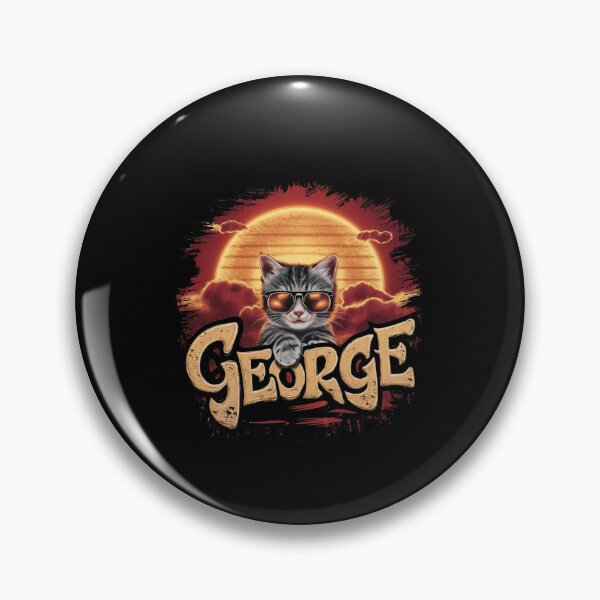Item preview, George cat name  designed and sold by bukajart.