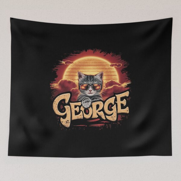 Item preview, George cat name  designed and sold by bukajart.