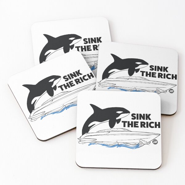 Item preview, SINK THE RICH ORCA designed and sold by TODD GOLDMAN.
