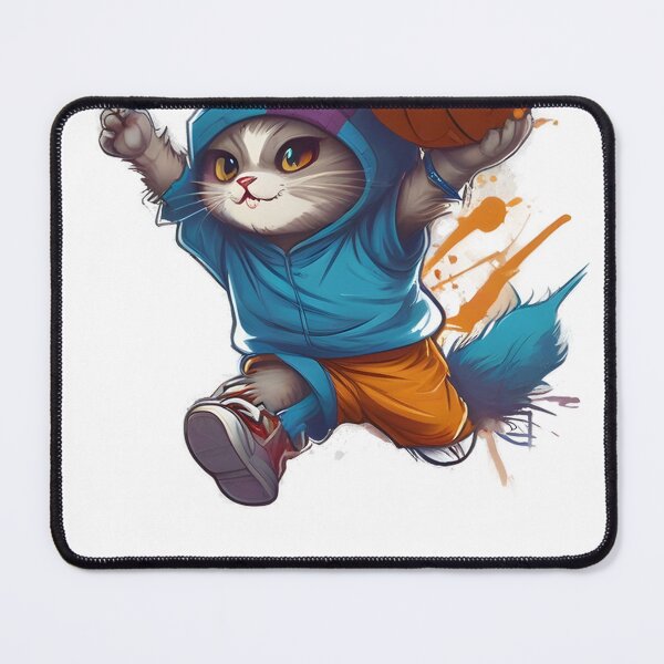 Item preview, cat play basketball designed and sold by david stigler.