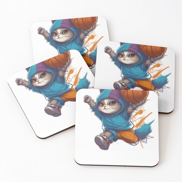 Item preview, cat play basketball designed and sold by david stigler.