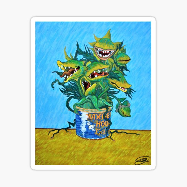 Total Eclipse of the Sunflowers Sticker