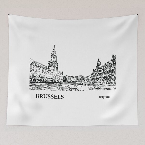 Item preview, Brussels Belgium designed and sold by Lakeric Cityscapes.