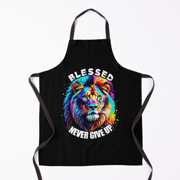 Item preview, BLESSED LION NEVER GIVE UP designed and sold by arteseestampas.