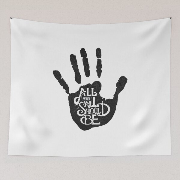 Item preview, All Is As All Should Be - Hand Print Design designed and sold by James Woollacott.