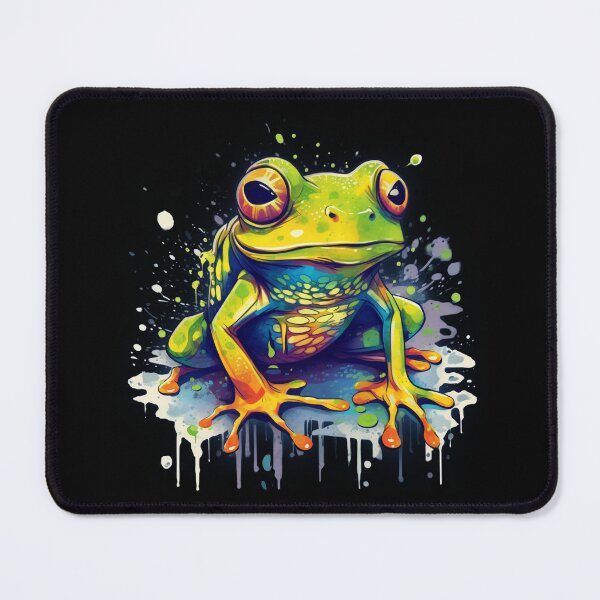 Item preview, Colorful frog designed and sold by hhh-art.