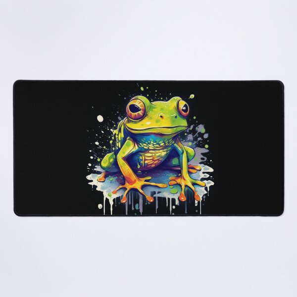 Item preview, Colorful frog designed and sold by hhh-art.