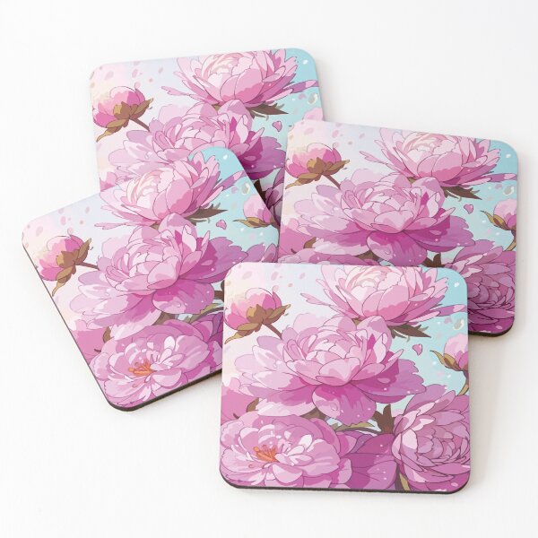 Item preview, Peonies, peony flowers, pretty flowers, flowers designed and sold by Maria-sticker111.
