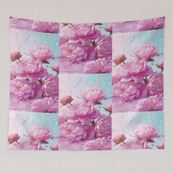 Item preview, Peonies, peony flowers, pretty flowers, flowers designed and sold by Maria-sticker111.