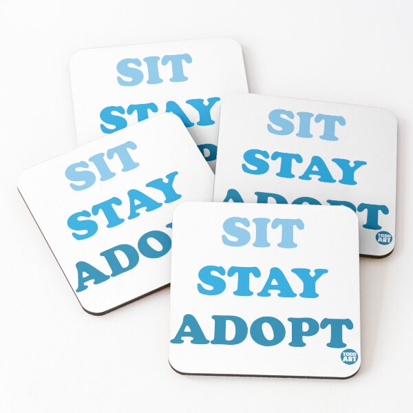 Item preview, SIT STAY ADOPT designed and sold by TODD GOLDMAN.