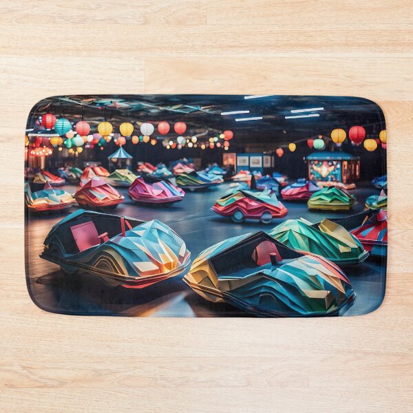 Item preview, Origami Art - Bumper Bliss: Dodgem Cars at the Fairground designed and sold by ArtfulFolds.