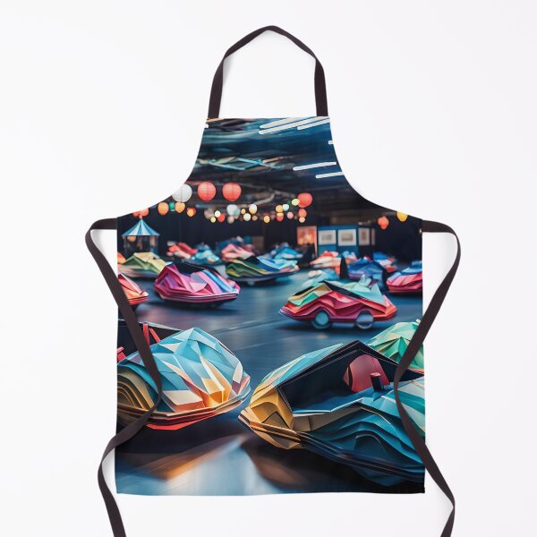 Item preview, Origami Art - Bumper Bliss: Dodgem Cars at the Fairground designed and sold by ArtfulFolds.