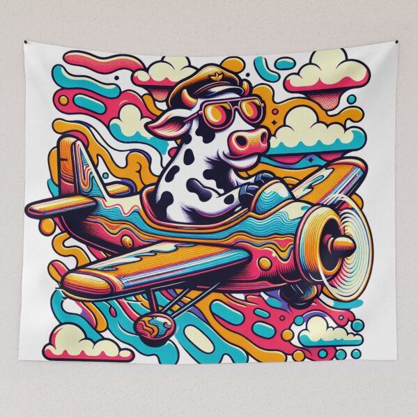 Item preview, The Flying Cow. designed and sold by Ana C Falla.