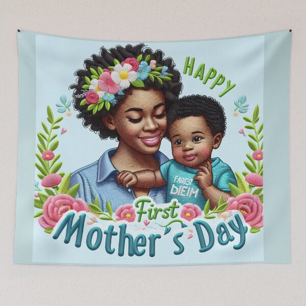 Item preview, First time mom 2024: Happy First Mother's Day designed and sold by sofia1971.