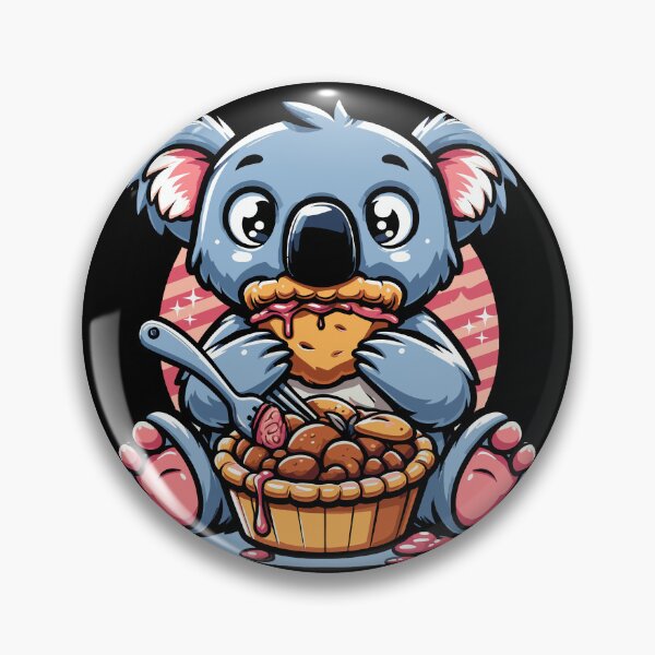 Item preview, Funny Aussie Foodie Koala - Loves Meat Pies Gift designed and sold by JUSTBEELEGANT.