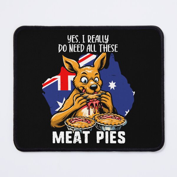 Item preview, Meat Pies Kangaroo - Funny Aussie Foodie  Kangaroo Lover Gift for Australian designed and sold by JUSTBEELEGANT.
