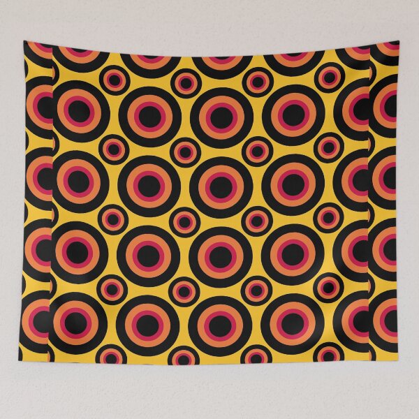 Item preview, black red yellow circle  designed and sold by bukajart.