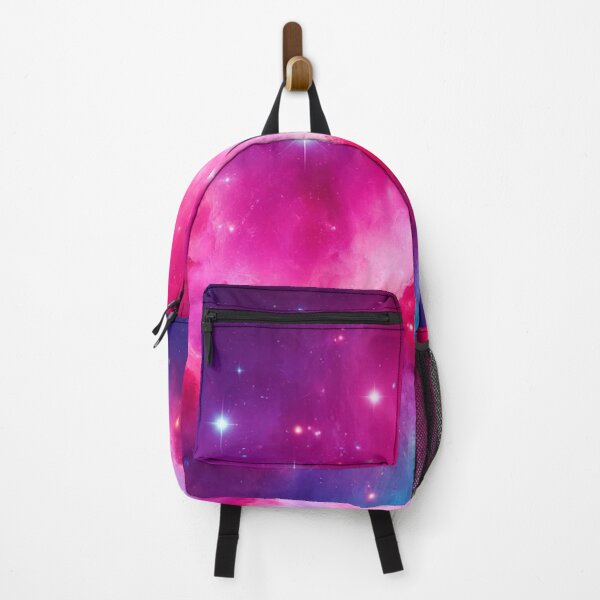Item preview, Neon Pink & Purple Galaxy Space Pattern Sticker T-shirt designed and sold by EWNDesigns.