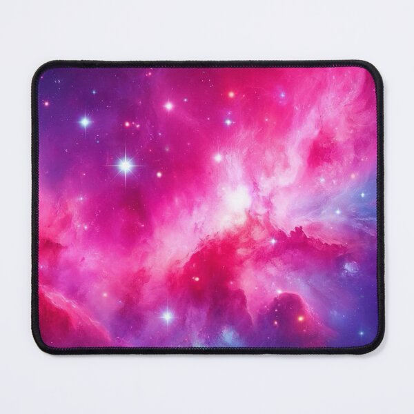 Item preview, Neon Pink & Purple Galaxy Space Pattern Sticker T-shirt designed and sold by EWNDesigns.