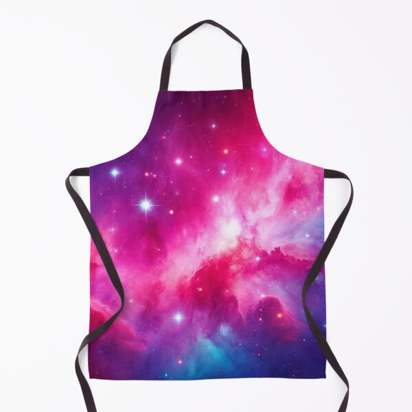 Item preview, Neon Pink & Purple Galaxy Space Pattern Sticker T-shirt designed and sold by EWNDesigns.