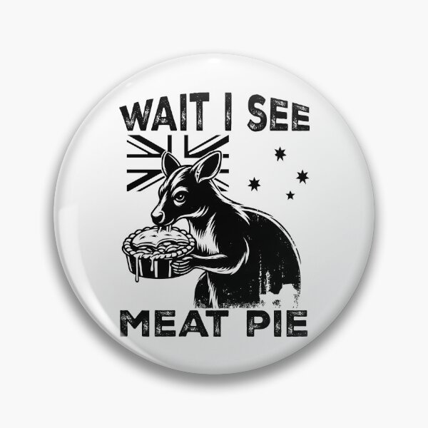 Item preview, Meat Pies Kangaroo - Funny Aussie Foodie  Kangaroo Lover Gift for Australian designed and sold by JUSTBEELEGANT.