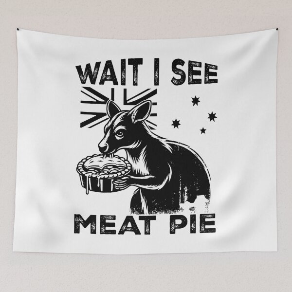 Item preview, Meat Pies Kangaroo - Funny Aussie Foodie  Kangaroo Lover Gift for Australian designed and sold by JUSTBEELEGANT.