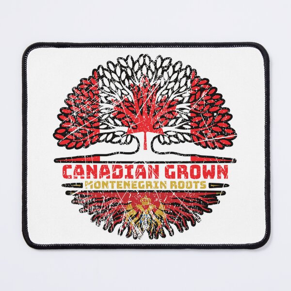 Item preview, Montenegro Montenegrin Canadian Canada Tree Roots Flag designed and sold by FlagX.