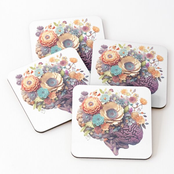 Item preview, Neurodiversity Flower Brain designed and sold by Perela.