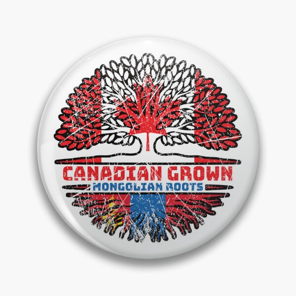 Item preview, Mongolia Mongolian Canadian Canada Tree Roots Flag designed and sold by FlagX.