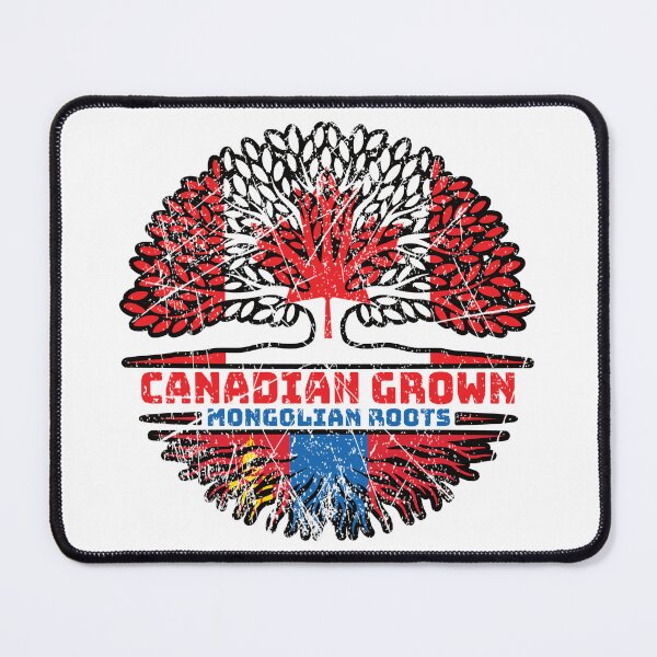 Item preview, Mongolia Mongolian Canadian Canada Tree Roots Flag designed and sold by FlagX.