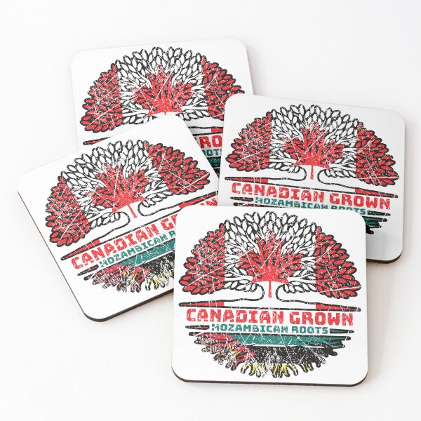 Item preview, Mozambique Mozambican Canadian Canada Tree Roots Flag designed and sold by FlagX.