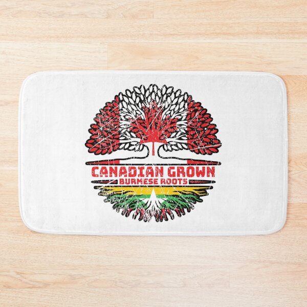 Item preview, Myanmar Burmese Canadian Canada Tree Roots Flag designed and sold by FlagX.