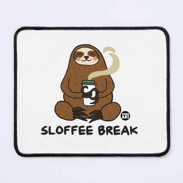 Item preview, SLOFFEE BREAK SLOTH designed and sold by TODD GOLDMAN.