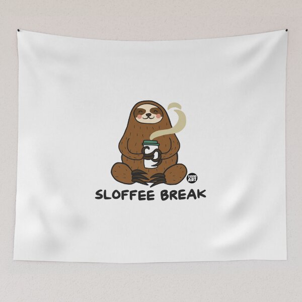 Item preview, SLOFFEE BREAK SLOTH designed and sold by TODD GOLDMAN.