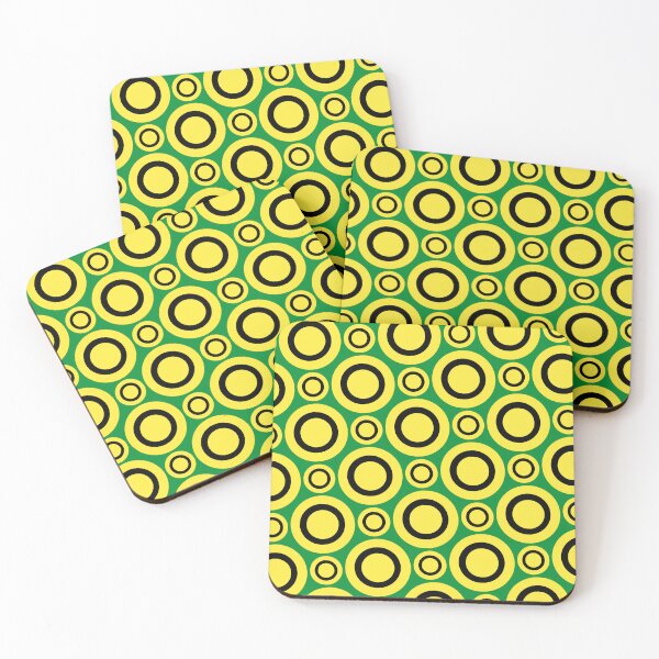 Item preview, black yellow green circle  designed and sold by bukajart.