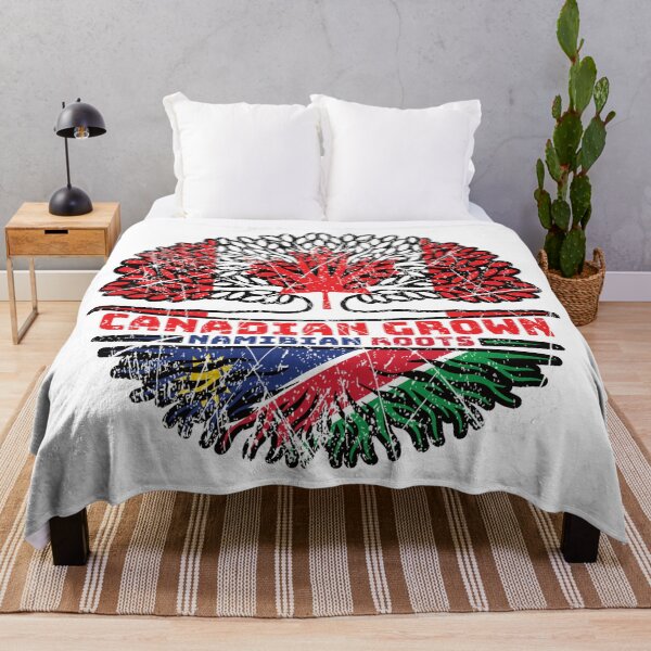Item preview, Namibia Namibian Canadian Canada Tree Roots Flag designed and sold by FlagX.