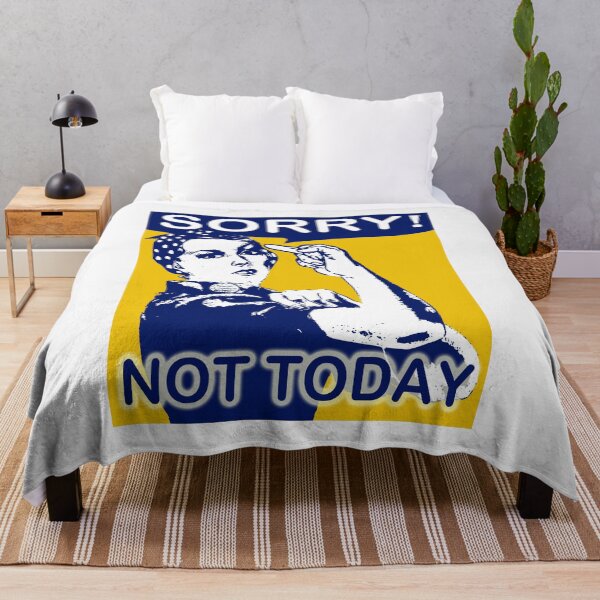 Item preview, Not Today; Rosie Middlefinger Style; designed and sold by StickerApe.