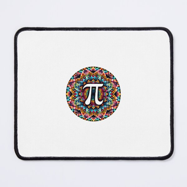 Item preview, Kaleidoscope Pi Symbol Badge designed and sold by psychcyberpunk.