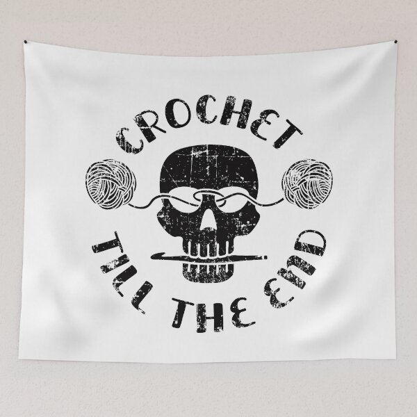 Item preview, Crochet Till the End (Black) designed and sold by majoihart.