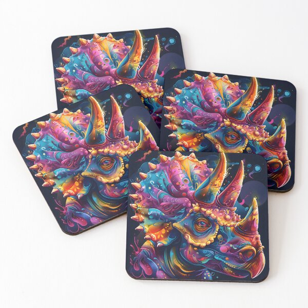 Item preview, Vibrant Triceratops designed and sold by AI-Only Creations.